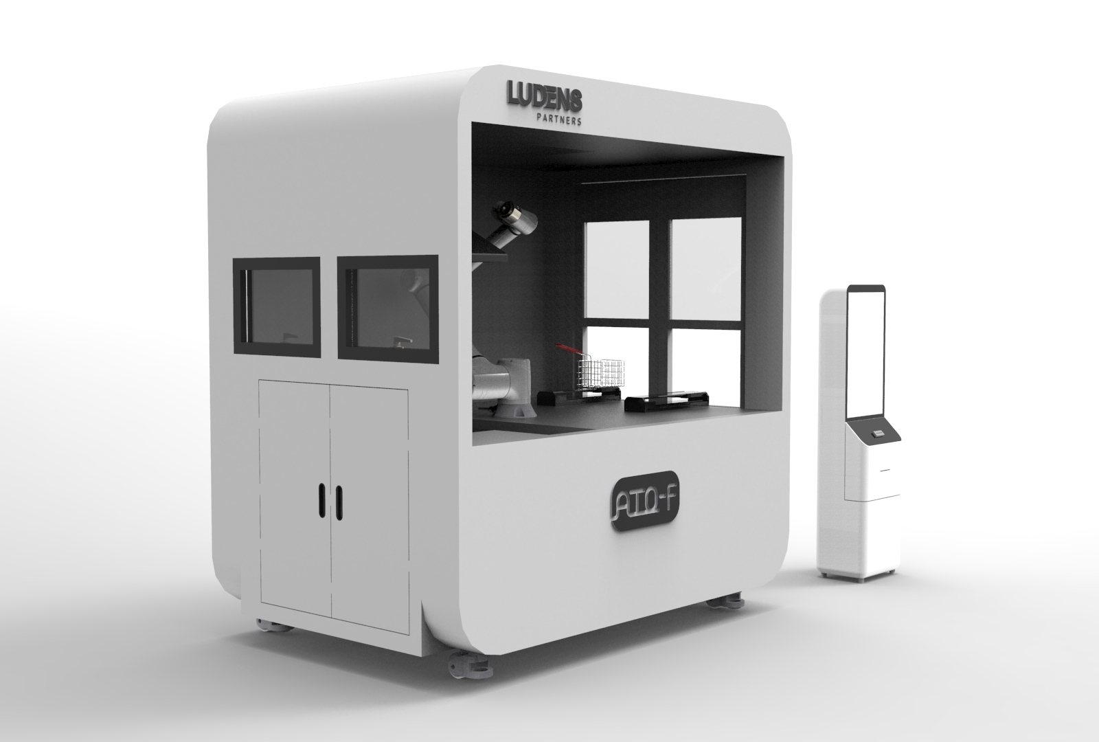 ATO-F frying robot kiosk